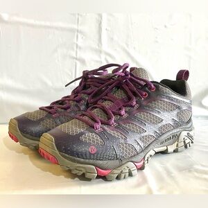 Merrell All Out Blaze Sport Womens Hiking Performance Shoes Size 6.5 Plum